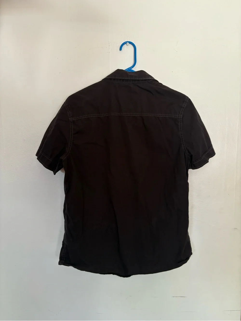True Religion Men’s Utility Button Down Short Sleeve Shirt